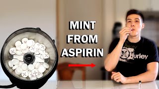 Turning aspirin pills into mint flavor [upl. by Hnaht]