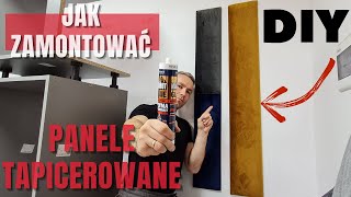 ✅👉 Jak zamontować panele tapicerowane Montaż paneli tapicerowanych [upl. by Bortz224]