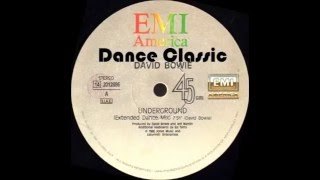 David Bowie  Underground Extended Dance Mix [upl. by Morlee136]