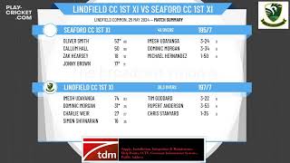 Lindfield CC 1st XI v Seaford CC 1st XI [upl. by Vivyan]