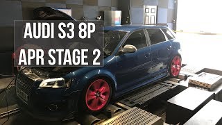 Audi S3 8P Dyno Run  APR Stage 2 [upl. by Uv331]