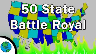 I Forced The 50 States To Fight To The Death [upl. by Onitnerolf]