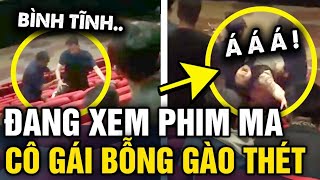 Đang xem PHIM MA ở rạp cô gái bỗng LA HÉT khiến những vị khách có mặt HOẢNG SỢ  Tin 3 Phút [upl. by Bostow]