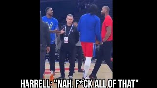 FULL CAPTIONS Montrezl Harrell GETS Heated At Giannis Antetokounmpo For Moving Ladder😳 [upl. by Daveda31]