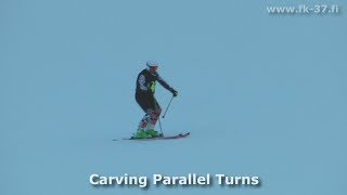 Ski Lesson  the Basics of Parallel Skiing in less than 2 minutes [upl. by Knut]