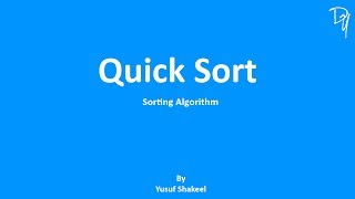 Sorting Algorithm  Quick Sort  step by step guide [upl. by Herschel]