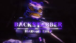 BACKSTABBER  Harumi edit  edit ninjagoedit ninjago ninjagoharumi [upl. by Jehovah]