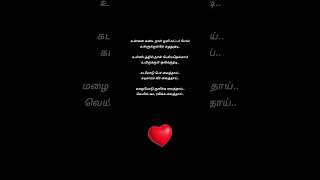 ❤️ Unnidathil Naan Pesiyathellam Uyirukkul Olikkuthadi ❤️ tamilsong 💞 lyrics 💞sarathiuthirapathi💞 [upl. by Mathias633]