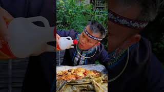 ASMR MUKBANG：STEAMED CRABS THE SIMPLEST COOKING METHOD IS THE BEST [upl. by Phebe]