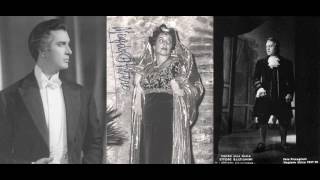 Adriana Lecouvreur Poveri fioriFinale  Olivero Corelli Bastianini cond Rossi Napoli 1959 [upl. by Dranyam988]