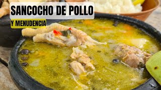 SANCOCHO POLLO  SANCOCHO DE POLLO Y MENUDENCIAS  RECETA DE SANCOCHO DE POLLO COLOMBIANO ❤️✍️📝 [upl. by Vatsug]