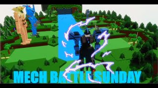 My GUNDAM is SO STRONG  Build a boat Mech battle sunday Roblox [upl. by Otrevlig763]