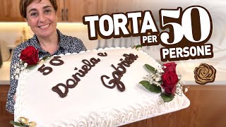 TORTA DA CERIMONIA PER 50 PERSONE Ricetta Facile  Fatto in Casa da Benedetta [upl. by Ellegna]