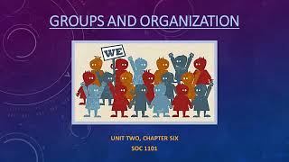 Ch 6 Lecture  Groups and Organization [upl. by Gonzalez]