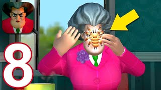 Scary Teacher 3D  Gameplay Walkthrough Part 8  Spider Prank [upl. by Mercy900]