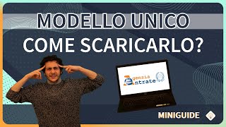 Come scaricare la dichiarazione dei redditi UNICO precompilata dal sito dellAgenzia delle Entrate [upl. by Anitsenre]