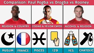 Comparison Pogba vs Rooney vs Drogba [upl. by Gerhard204]