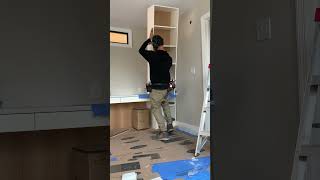 Cutting down a cabinet to fit the space cabinetmaker [upl. by Mellisent871]