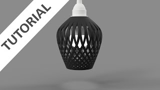 Fusion 360 Design a 3D Printed Lampshade [upl. by Anitsahs]