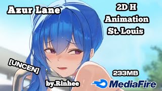 2D Animation St Louis  Azur Lane  Uncen  byRinhee  Mini Militia Classic [upl. by Ardnaxela]