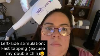 Transcranial magnetic stimulation TMS Day 4 for depressionanxiety dreading going back to work [upl. by Novat92]