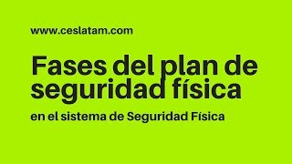 Fases del plan de seguridad física y la administración del riesgoavi [upl. by Stoddart]