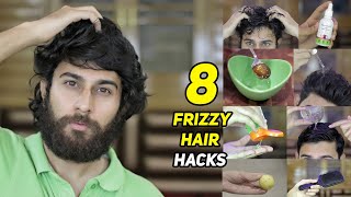 8 HACKS FOR FRIZZY amp DRY HAIR  Control Hairfall amp Boost Hair Growth [upl. by Aracaj]