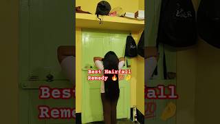 How to Stop Hair fall 💆 Hairfall Solution 💯haircare hair longhair trending diy shorts [upl. by Llerrud222]