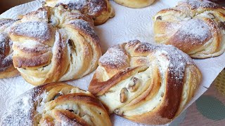 Sweet Cheese Pastry  JEMNÉ TVAROHOVÉ KOLÁČE🤩 VÝBORNÉ KYSNUTÉ CESTO  CESMINAZ yeastdough [upl. by Airol]