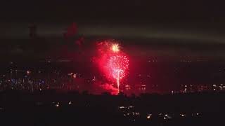 4th of July Fireworks Over Geist Reservoir 2024 in Fishers Indiana [upl. by Hallam425]