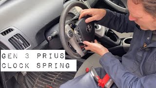 2014 Prius Clock Spring Replacement [upl. by Hannazus703]