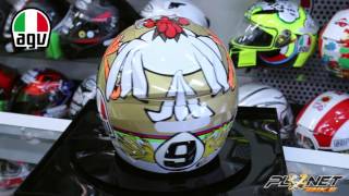 Capacete AGV K3 Chicken Valentino Rossi  PlanetBikeShopcombr [upl. by Anabelle]