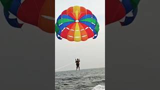 Parasailing in goatravel goa shorts viralvideo [upl. by Iatnwahs193]