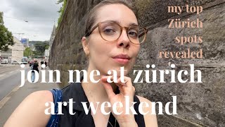 join me at zürich art weekend  my top zürich spots revealed [upl. by Ushijima]