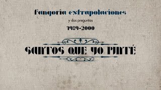 Fangoria  Santos que yo pinte Lyric Video [upl. by Shelton180]