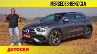 EXCLUSIVE 2021 MercedesBenz GLA review  Mercs baby SUV grows up  First Drive  Autocar India [upl. by Zahc]