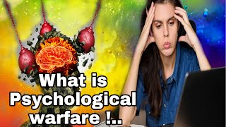 what is psychological warfare  in Hindi By Priyaranjan Sahoo [upl. by Henleigh]