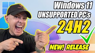 How to Install Windows 11 24h2 on Unsupported PC Official Release [upl. by Gui178]