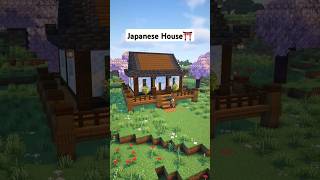 Japanese House⛩️🌸 Minecraft Tutorial shorts minecraft tutorial foryou fypシ゚ japanese [upl. by Asoj455]