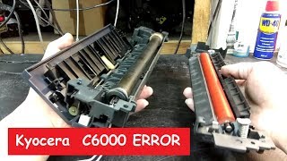 Kyocera ошибка C6000 Error Ремонт печки [upl. by Garnett830]