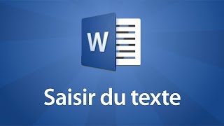 Word 2016  Saisir du texte [upl. by Savick]