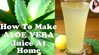 Aloe Vera Gel Extraction [upl. by Kimber721]