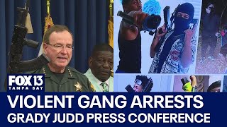 Grady Judd agency nabs 144 gang members seizes 144 weapons in violent gang investigation [upl. by Akcinat324]