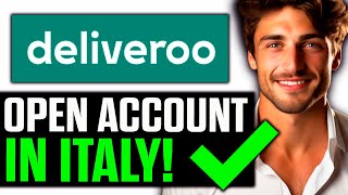 How To Open Deliveroo Account in Italy 2024  Step by Step [upl. by Brana]