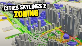 Cities Skylines 2 Zones amp Signature Buildings [upl. by Thin]