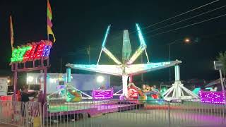 Sizzler Carnival Ride 2024 at Frazier Shows Window Rock AZ [upl. by Jillana942]