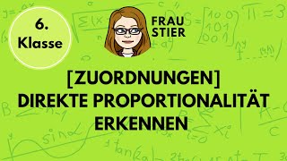 Proportionale Zuordnungen erkennen Graphen Wertetabellen und Textaufgabe Proportionalität [upl. by Nosmas762]