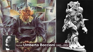 Artist Umberto Boccioni 1882  1916  Influential Italian Painter amp Sculptor  WAA [upl. by Ybbed264]