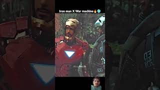 Tony Stark and War machine fight scene with Ivan Vankos drones 🔥💪shortsytshorts marvel [upl. by Idaf]