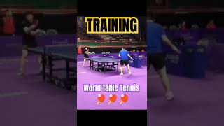 Training Ma Long amp Fan Zhendong worldtabletennis pingpong tabletennisplayer tenisdemesa sports [upl. by Ginzburg]